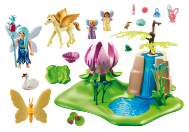 Playmobil, Fairies, Świeciący kwiat dzieci wróżek, 9135