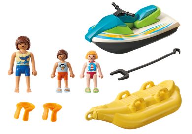 Playmobil, Family Fun, Jet ski z bananową łódką, 6980