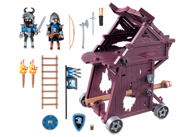 Playmobil, Knights, Wieża oblężnicza rycerzy herbu Orzeł, 6628