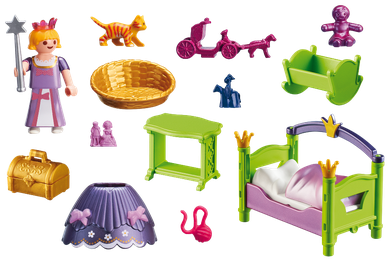 Playmobil, Princess, Pokój dziecięcy księżniczki, 6852
