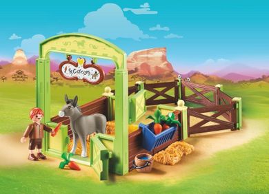 Playmobil, Spirit, Boks stajenny "Snips i Pan marchewa", 70120