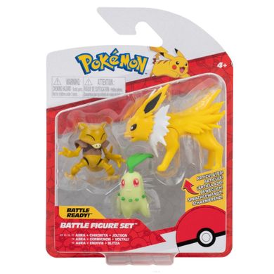 Pokemon, figurki bitewne, pakiet, 3 szt