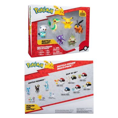 Pokemon, Pikachu, Oshawott, Snivy, Tepig, Sableye, Axew, figurki bitewne