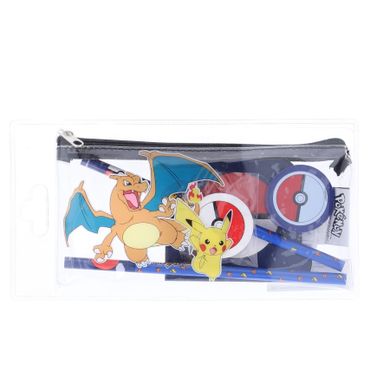 Pokemon, piórnik saszetka, z wyposażeniem
