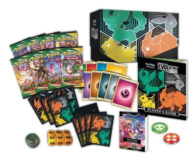 Pokemon TCG: Evolving Skies ETB Elite Trainer Box - Jolteon & Flareon & Umbreon & Leafeon, gra karciana
