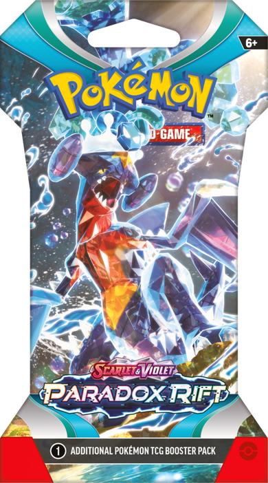 Pokemon TCG: Scarlet and Violet, Paradox Rift, Sleeved Booster, gra karciana, dodatek, 1 szt.
