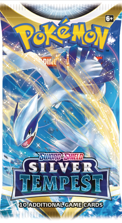 Pokemon TCG: Silver Tempest Booster, gra karciana, dodatek, 1 szt.