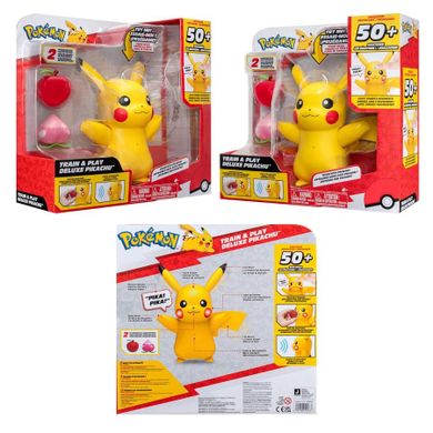 Pokemon, Train & Play, Pikachu, figurka interaktywna deluxe
