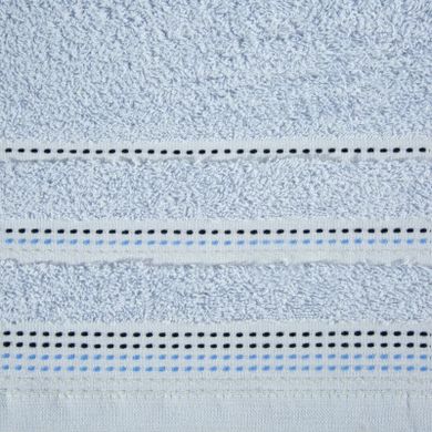 Pola, ręcznik z trzykolorową bordiurą w formie fastrygi, 70-140 cm