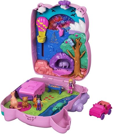 Polly Pocket, kompaktowa torebka Koala, zestaw z laleczkami i akcesoriami