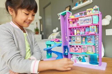 Polly Pocket, Mega Centrum Handlowe, zestaw do zabawy z laleczkami i akcesoriami