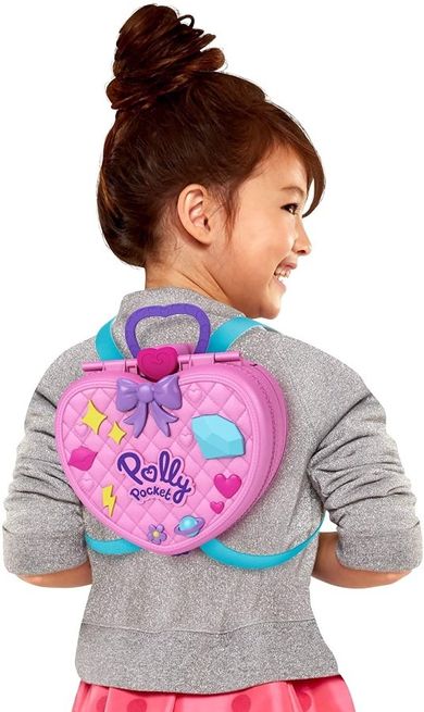 Polly Pocket, Park Rozrywki, plecak rozkładany, zestaw z figurkami