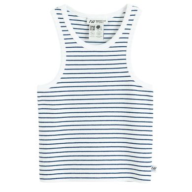 Prążkowany top z domieszką modalu NOWEAR