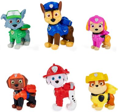 Psi Patrol Film, Figurki, zestaw prezentowy, 6 szt.