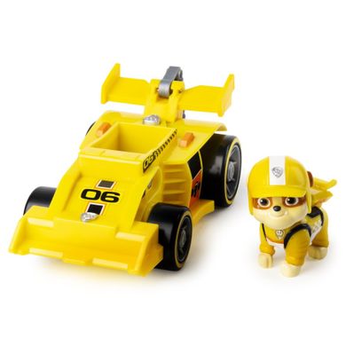 Psi Patrol, Ready Race Rescue, Rubble, wyścigówka z figurką