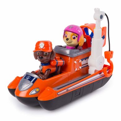 Psi Patrol, Zuma i poduszkowiec, zestaw z figurką