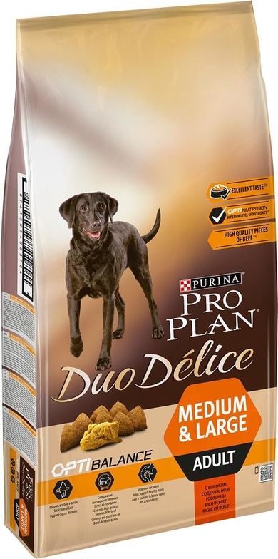 Purina, Pro Plan, Duo Delice Adult, karma sucha dla psa, 10 kg