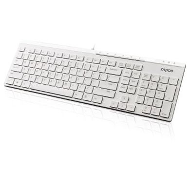 Rapoo, N7000 UI, klawiatura, biała