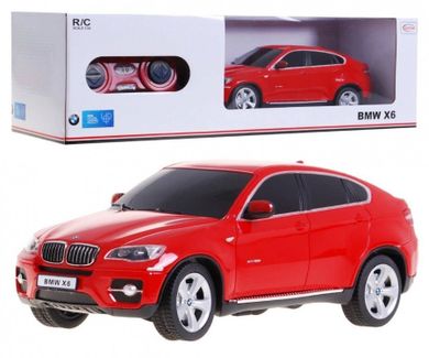 Rastar, BMW X6, pojazd zdalnie sterowany, czerwony, 1:24