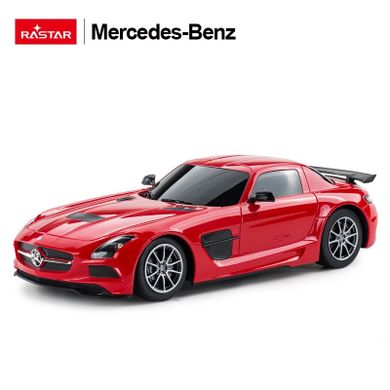 Rastar, Mercedes-Benz SLS AMG, pojazd zdalnie sterowany, czerwony, 1:18