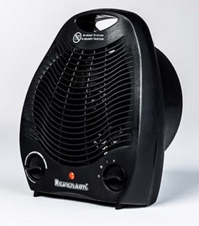 Ravanson, termowentylator podłogowy, FH-105B, 2000w, czarny