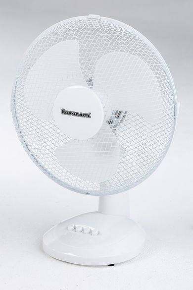 Ravanson, wentylator biurkowy, WT-1040, biały