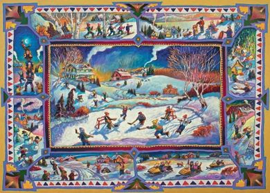 Ravensburger, Kanadyjska zima, puzzle, 1000 elementów