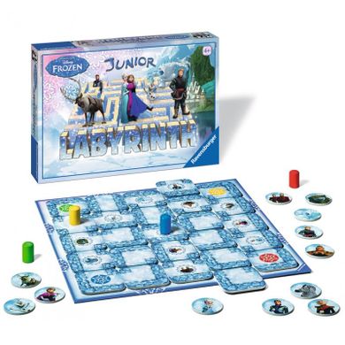 Ravensburger, Kraina Lodu, Labirynt, gra familijna