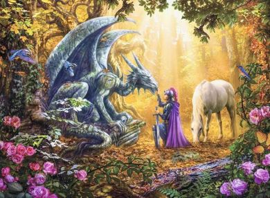 Ravensburger, Smoki, puzzle, 500 elementów
