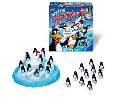 Ravensburger, Wyścig pingwinów, gra zręcznościowa