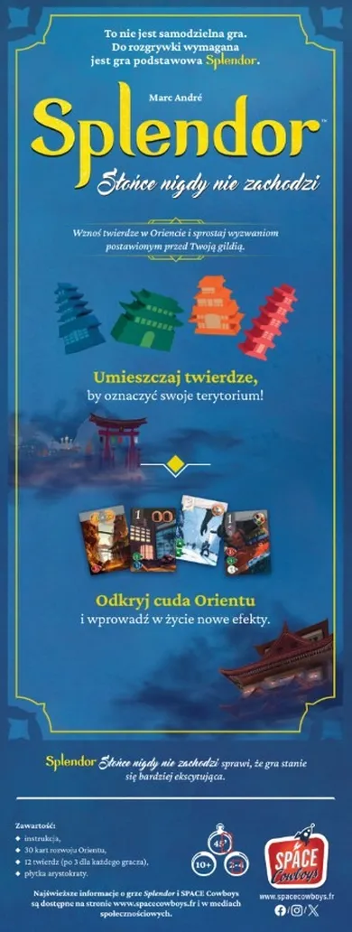 Rebel, Splendor: Słońce nigdy nie zachodzi, dodatek do gry