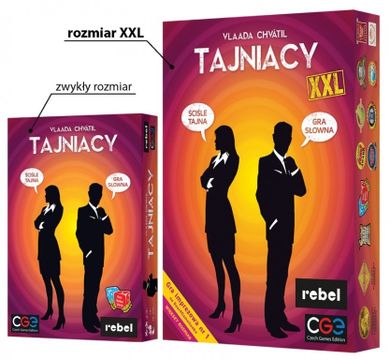 Rebel, Tajniacy XXL, gra karciana