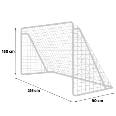 Ricokids, bramka piłkarska, 215-150 cm