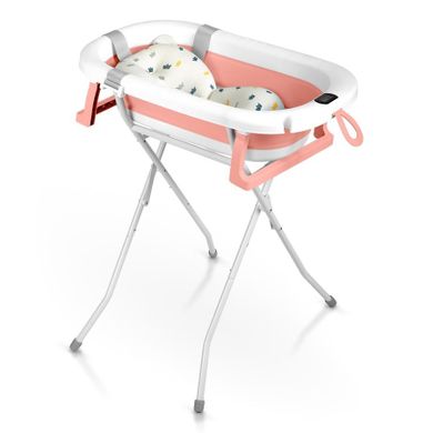 Ricokids, RK-287, wanienka składana ze stelażem, termometrem i wkładką, biało-różowa