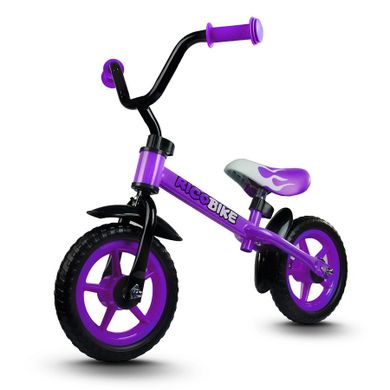 Ricokids, rowerek biegowy, stalowa rama, 10 cali, fioletowy