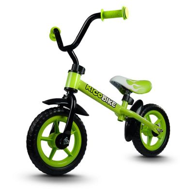 Ricokids, rowerek biegowy, stalowa rama, 10 cali, zielony