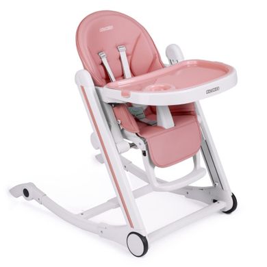 Ricokids, Tugo, krzesełko do karmienia, różowo-białe