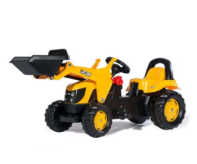 Rolly Toys, traktor Rolly Kid JCB, z łyżką i przyczepą, 023837