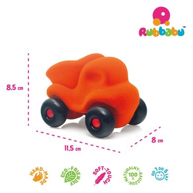 Rubbabu, wywrotka sensoryczna, pomarańczowa