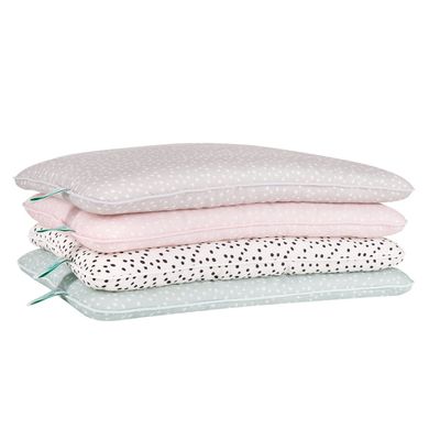 Samiboo, bambusowa płaska poduszka dla niemowlaka, 25-35 cm, confetti szare