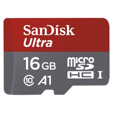 SanDisk, Micro SD 16GB Ultra (microSD HC) 98MB/s C10, A1 UHS-I +SD ADAP. +Memory Zone Android