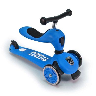 Scoot & Ride, Highwaykick 2w1, jeździk i hulajnoga, Blue