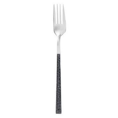 Secret de Gourmet, zestaw sztućców dla 6 osób, Geomhygge, z czarną rączką w kropki