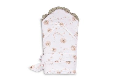 Sensillo, Dmuchawce, rożek niemowlęcy, muślinowy, beżowy, 75-75 cm