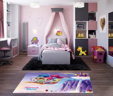Shimmer i Shine, dywan dla dzieci, ultra miękki, 100-150 cm