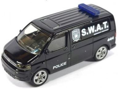 Siku, Volkswagen Transporter S.W.A.T., pojazd policyjny, 1407