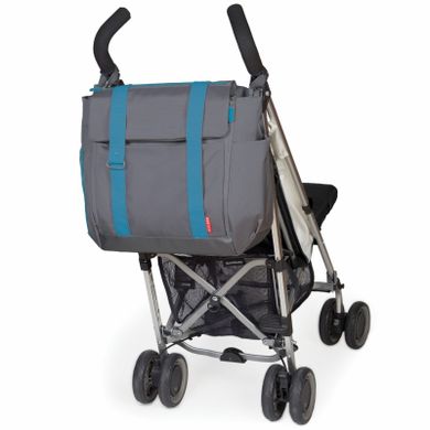 Skip Hop, Fit All-Access Graphite/Aqua, torba
