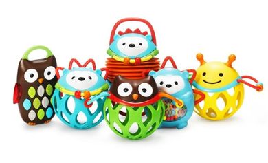 Skip Hop, Zoo Pszczoła, obal, piłeczka - gryzak