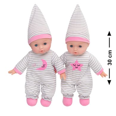 Smiki, Anna & Hanna, wesołe bliźniaczki, lalka bobas, 30 cm