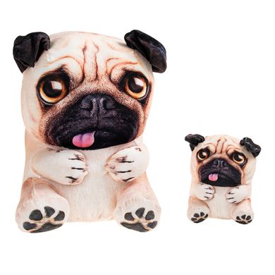 Smiki, Mops, maskotka poduszka, 31 cm